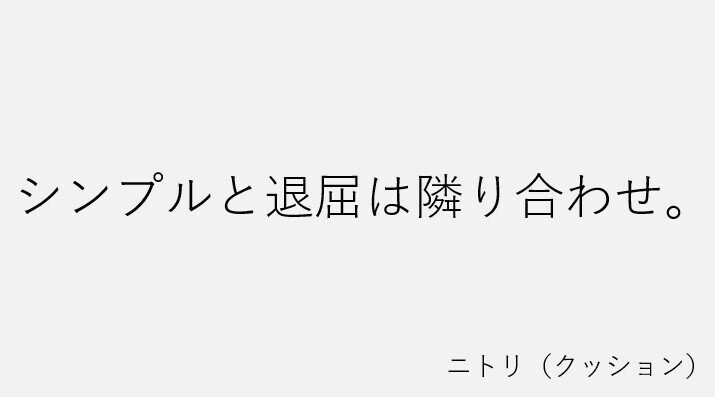 ニトリ(クッション)