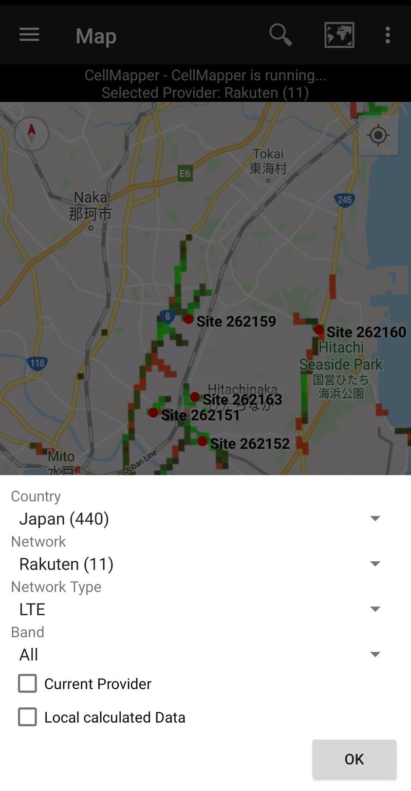 楽天モバイル Cellmapperを使ったエリア 基地局の探し方 まっちゃん Note