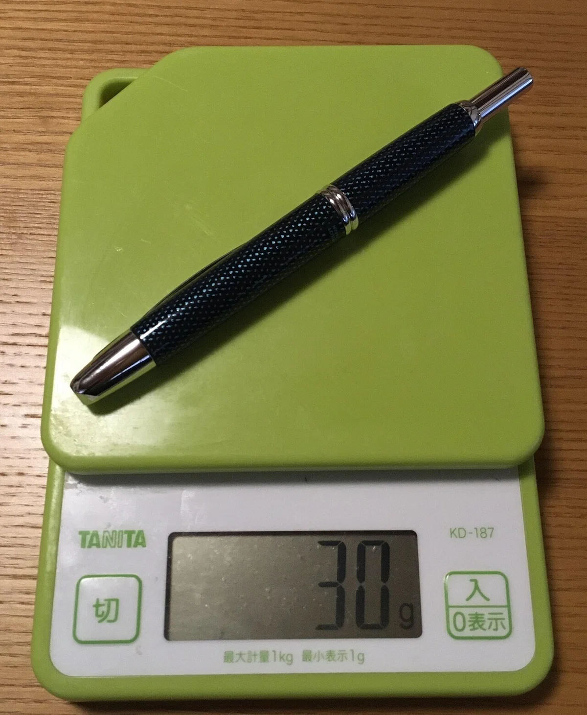 PILOT CAPLESS Kasuri 冴えわたり 緑 万年筆 字幅 EF