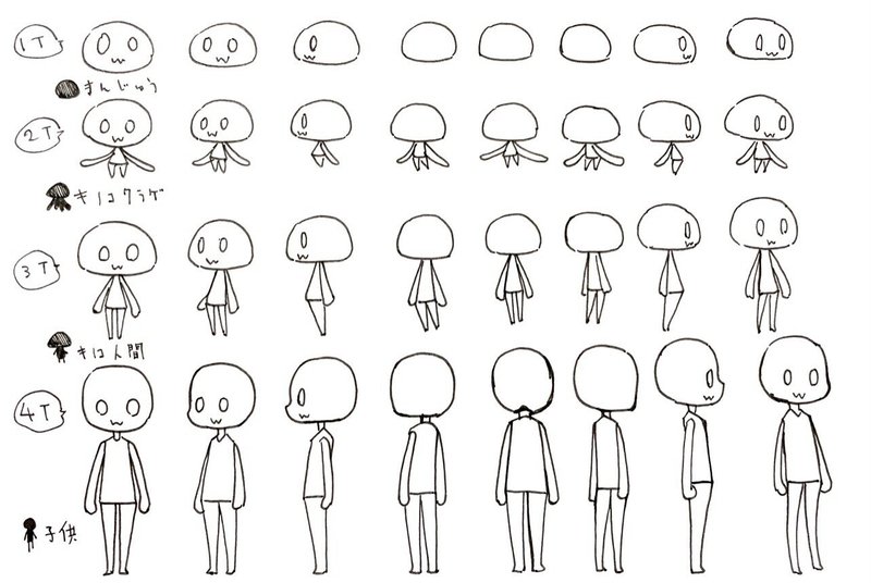 下描き不要のパラダイムシフト アタリなしで人物を描く方法 前編 斑尾ツバメ Note
