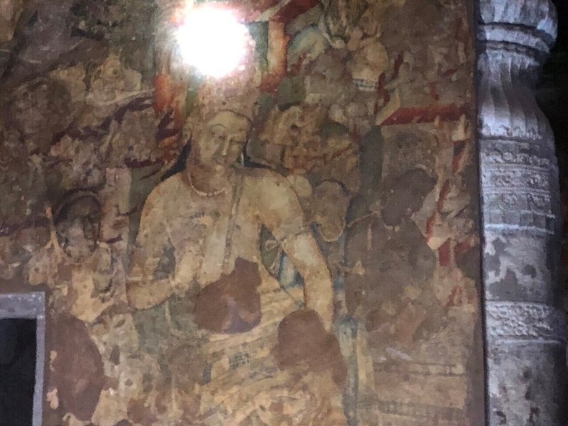 アジャンター石窟　壁画