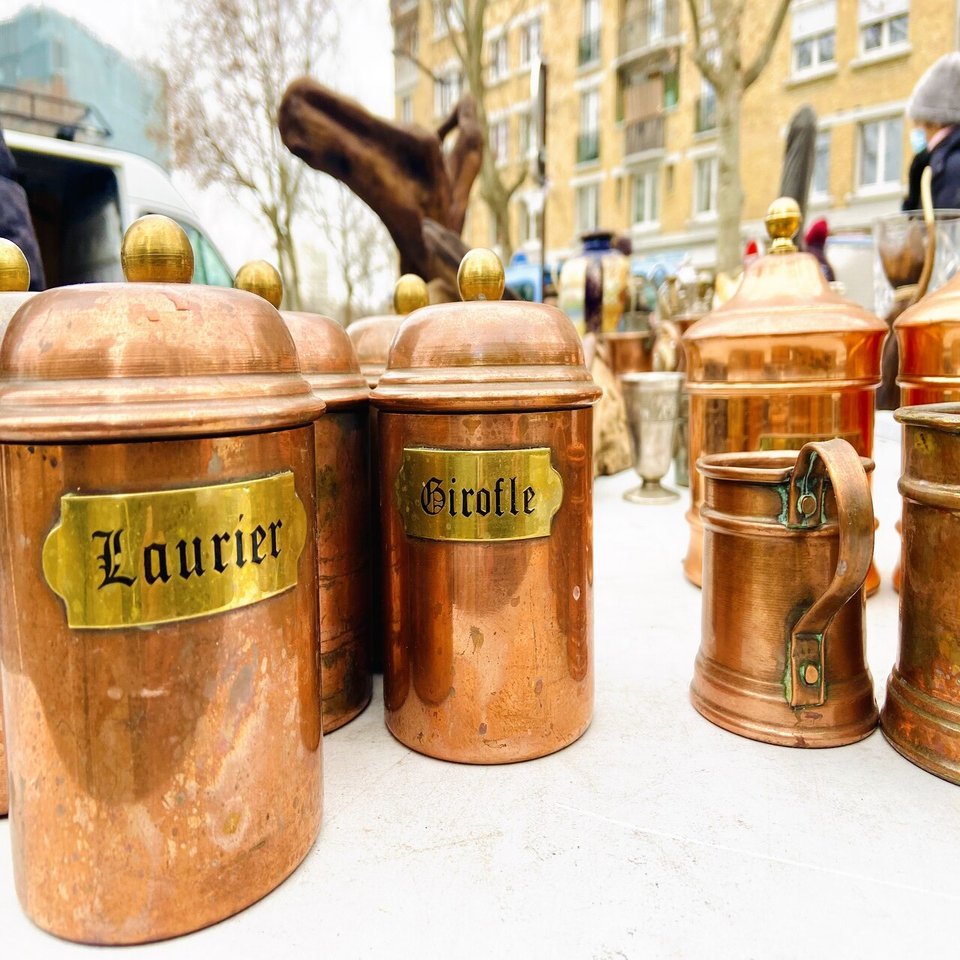 宝探し】Paris ヴァンヴの蚤の市にアンティークを探しに行く。（料理