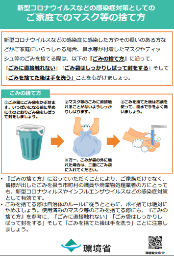 マスクの捨て方