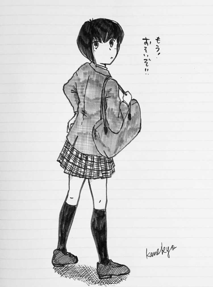 少女 子ども イラスト 落書き かねきょ 漫画 イラスト Note 少女 子ども イラスト 落書き かねきょ 漫画 イラスト Note