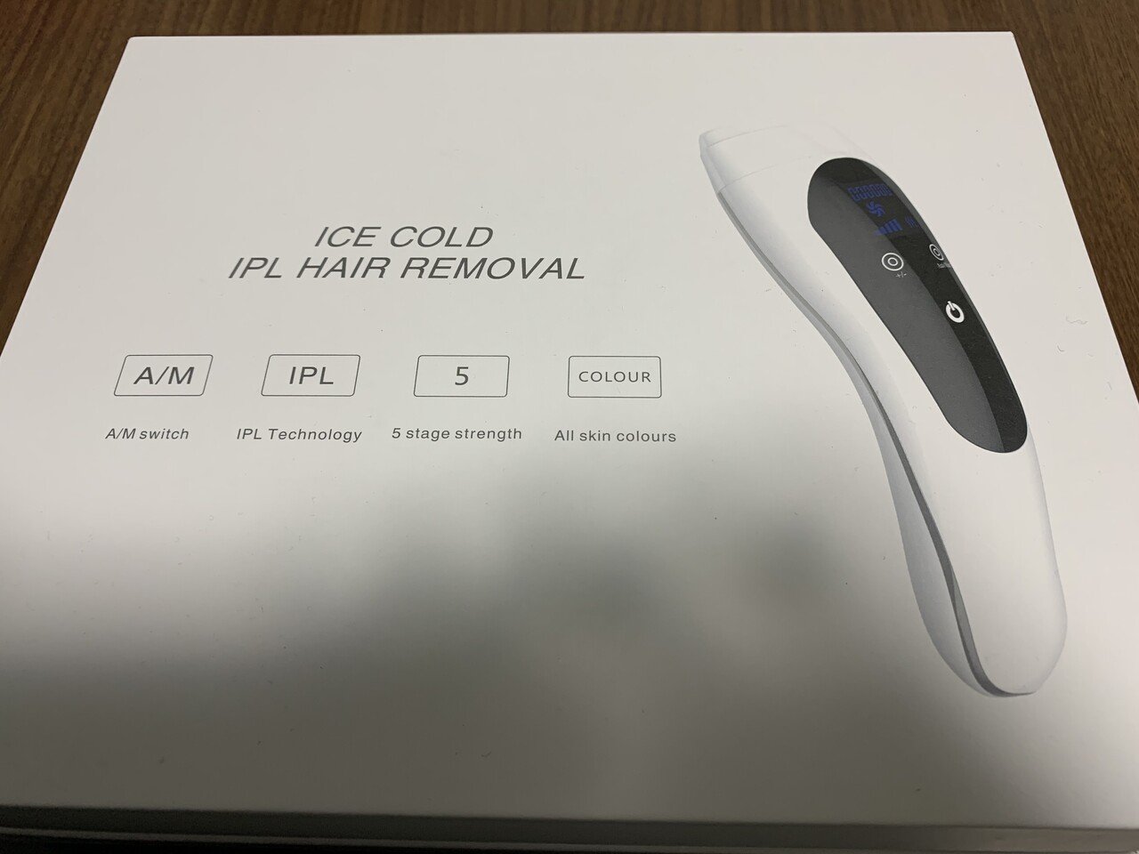 脱毛器 ICE COLD IPL HAIR REMOVAL 自宅脱毛