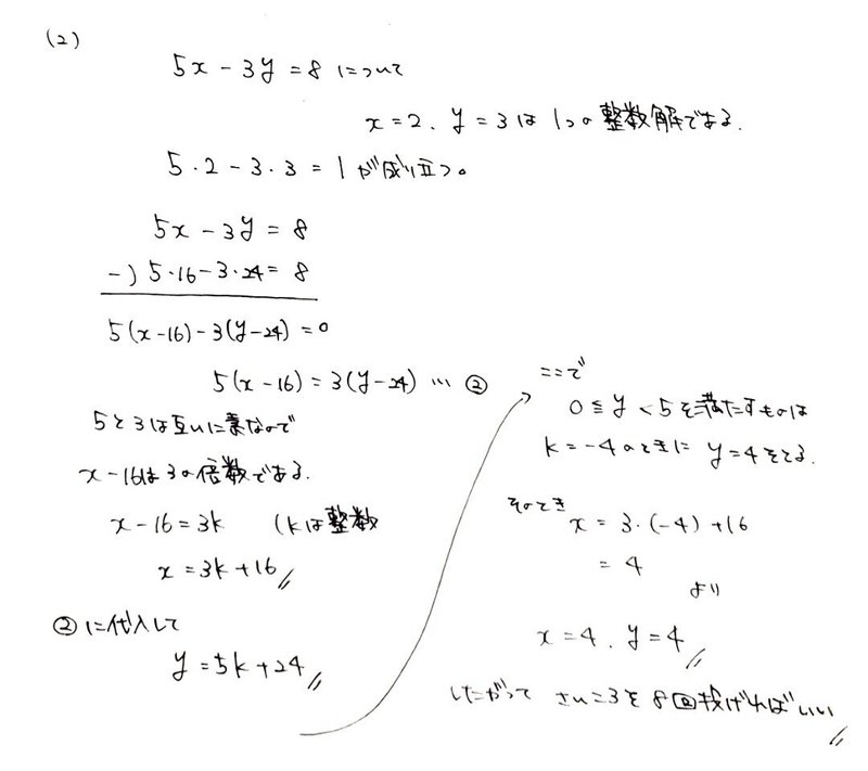 共テ解説 第４問の解説 整数の性質 数学 A Aで学びたい高校のnote塾 Note