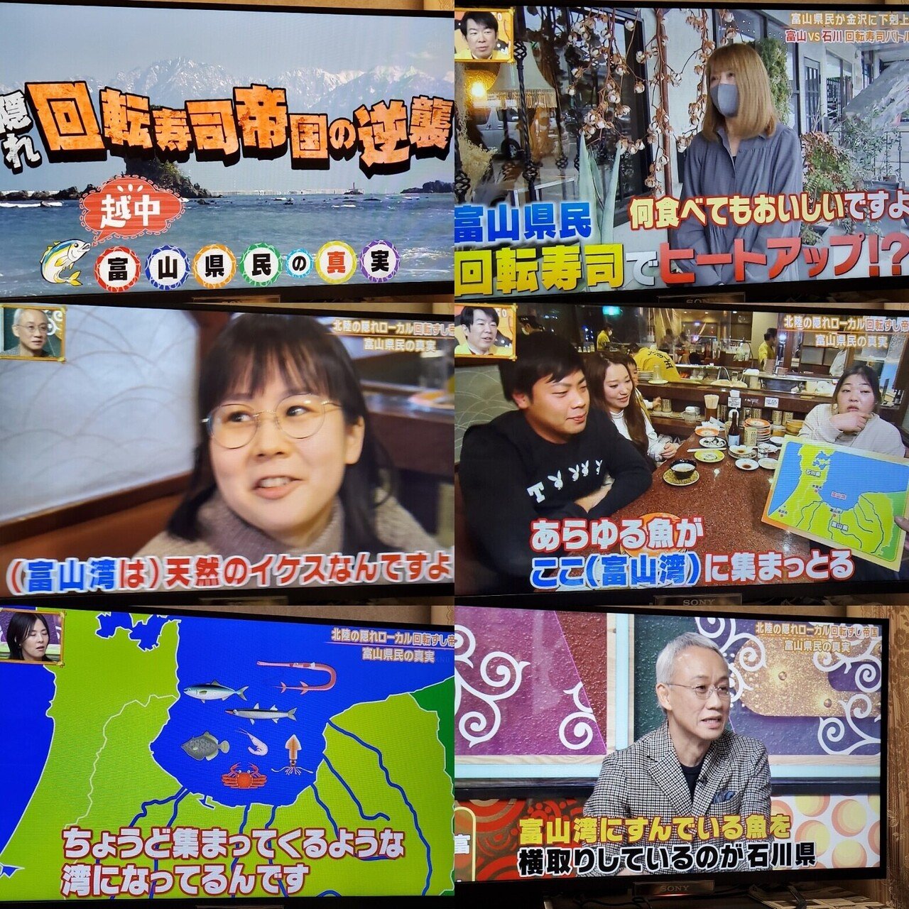 ケンミンショウ 今夜は先週録画しておいたケンミンショーの録画を見ていました。 冒頭の特集が富山の回転寿司なんです🍣 またケンミンショー では富山のゲストは、柴田理恵さんばかりなんですが、珍しく西村雅彦さんが登場され、面白｜ミエハル