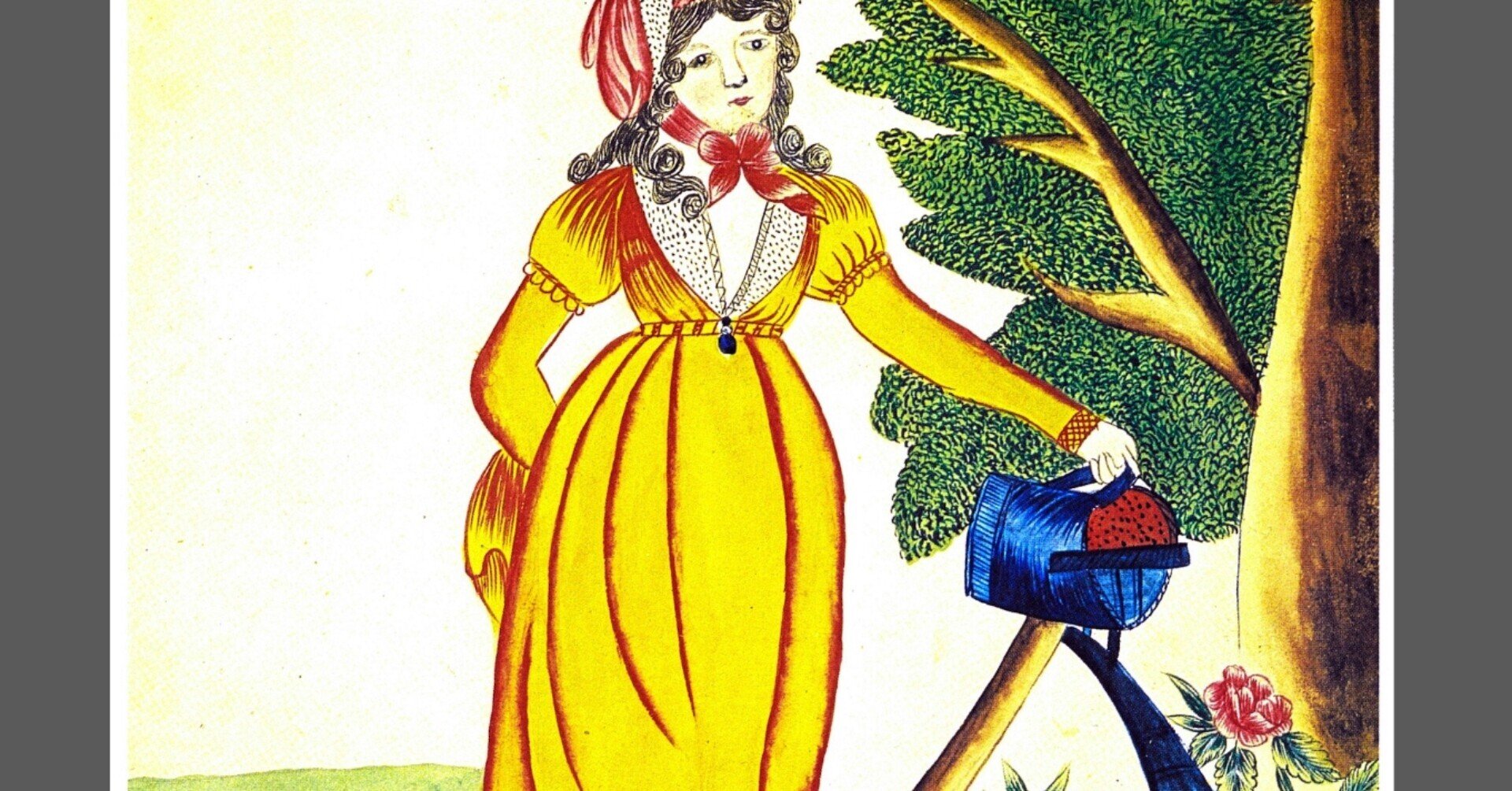 アメリカの女性画家Elizabeth Glaser（初期の水彩画家/フォーク