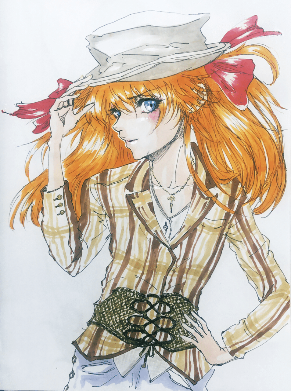 エヴァンゲリオン 惣流 アスカ ラングレー アナログイラスト クリエイト 立藤 朱鶯 漫画家志望の日記 Note エヴァンゲリオン 惣流 アスカ ラングレー アナログイラスト クリエイト 立藤 朱鶯 漫画家志望の日記 Note