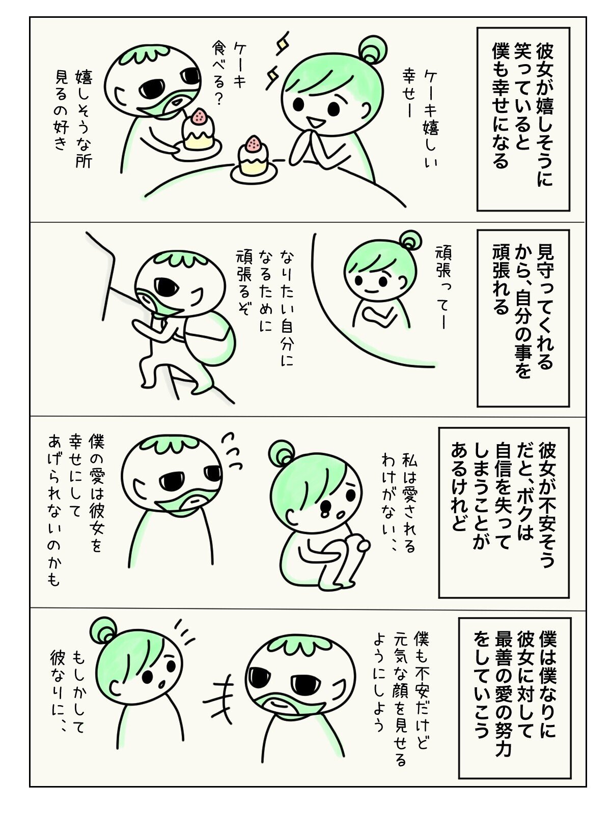 僕は僕なりに 彼女に対して 最善の愛の努力をしていこう ツインレイ ツインソウル パートナーシップ 恋愛 愛 ツインレイ男性のきもち 男女のトリセツ 坂口トマリ 漫画家 カウンセラー セラピスト Note 僕は僕なりに 彼女に対して 最善の愛の努力をしていこう ツインレイ ツインソウル パートナーシップ 恋愛 愛 ツインレイ男性のきもち 男女のトリセツ 坂口トマリ 漫画家 カウンセラー セラピスト Note
