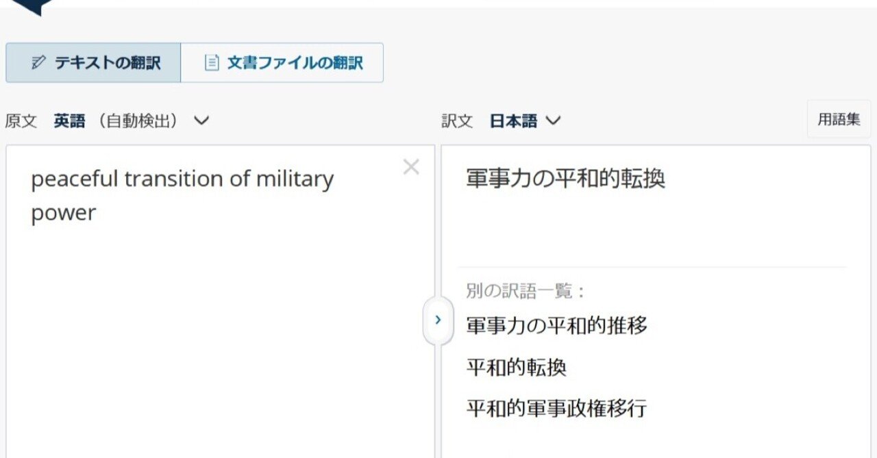 翻訳サイトも戒厳令 2021/1/24