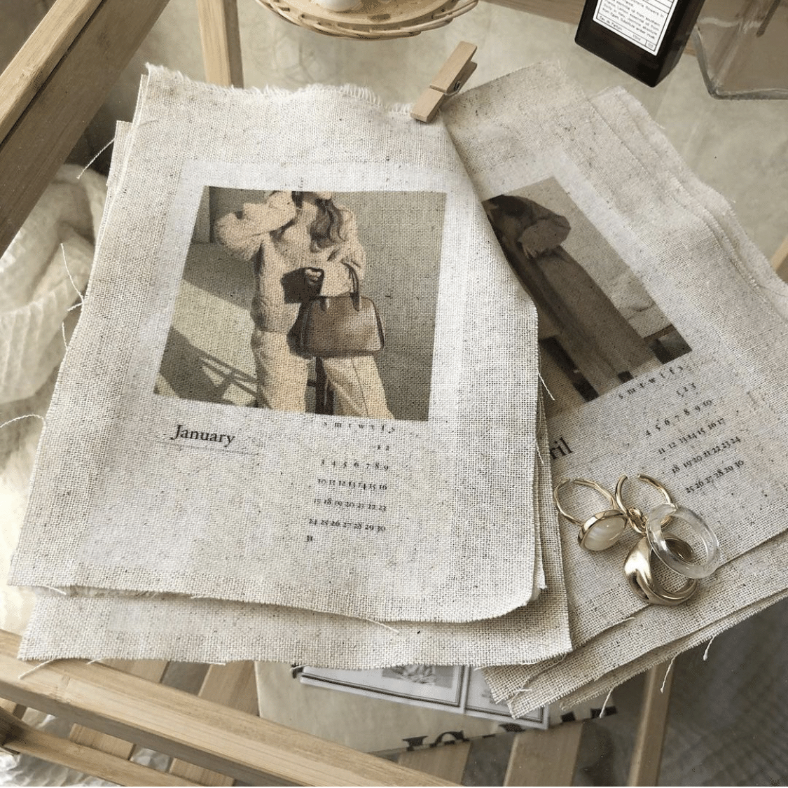 韓国トレンド ファブリックカレンダーでおうちを可愛く Rd Works Note