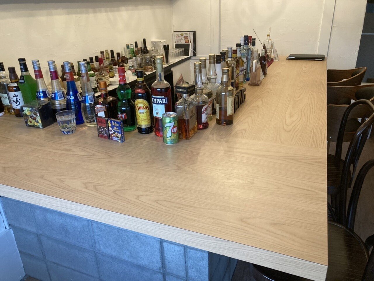 DIY 05｜工事費 100万円 自分達でつくるカフェ＆バー@京都 / バー