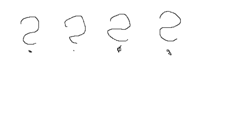 ある特定の地域で見られる特徴的なクエスチョンマーク の書き方について考察 Dj橋本環奈 Note