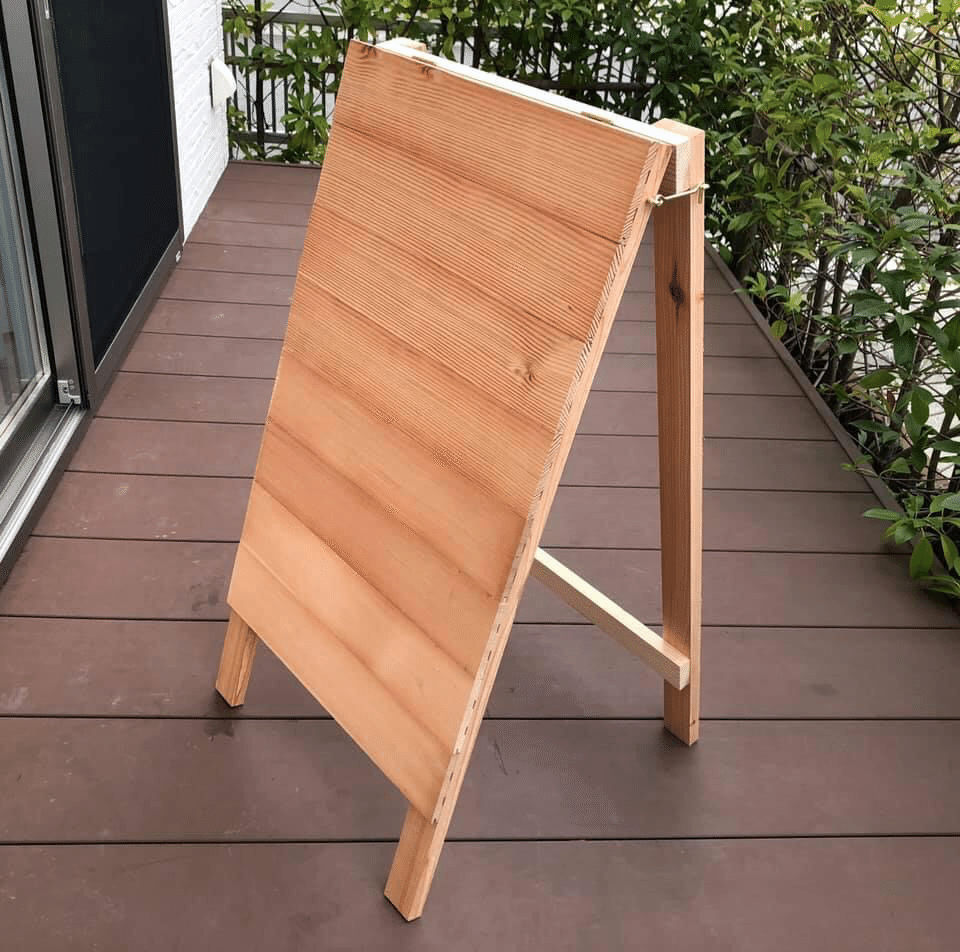 木製立て看板大の試作｜木とアクト｜note