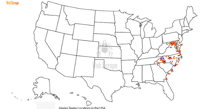 How Many Harris Teeter Stores Locations in the United States