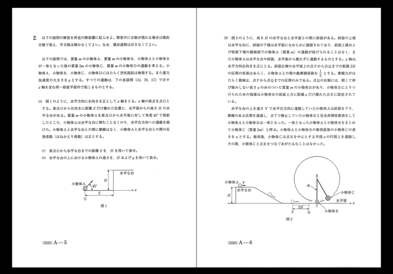 芝浦工大 物理について Juken7 Note