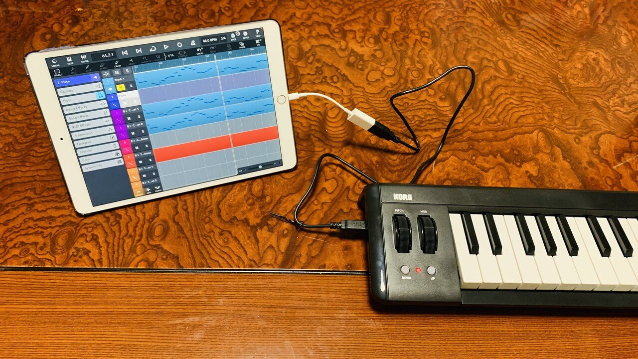 MIDIキーボード「KORG microKEY2-37」レビュー!【Cubasis3 MIDIキーボード「KORG microKEY2-37」レビュー!【Cubasis3