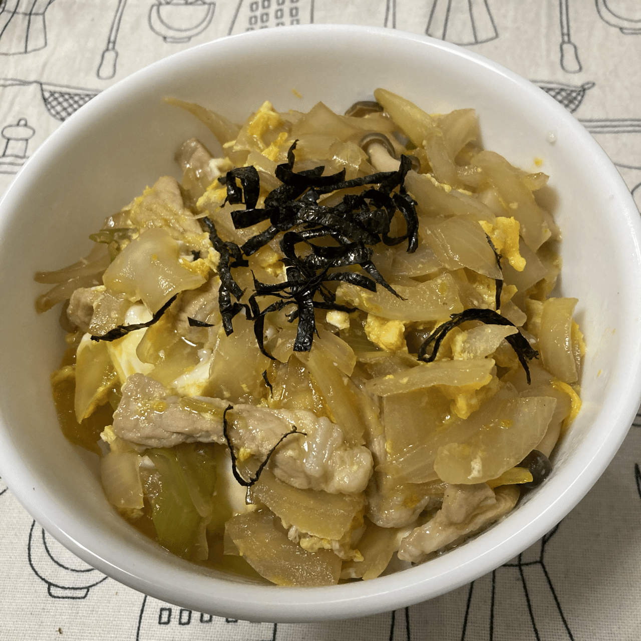 男の料理 他人丼 ちゃちゃちゃっと 新パパ Note