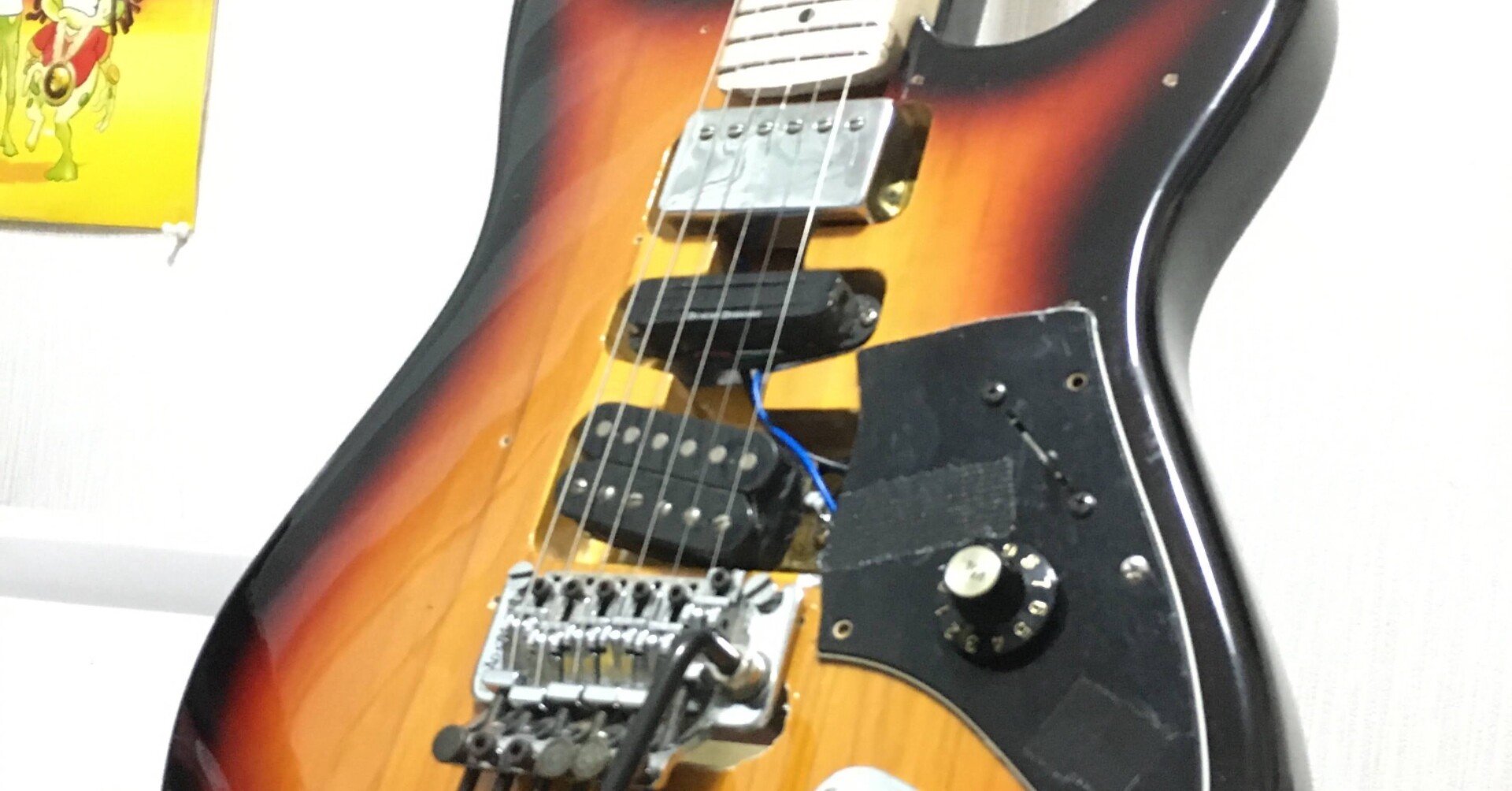 3000円のギターを改造した話｜ホンダネーション