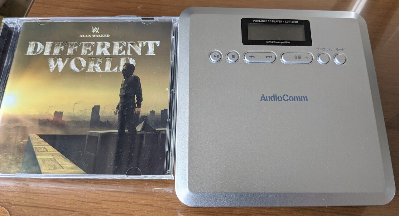 日記」ポータブルCDプレイヤーを買いました!オーム電機様のCDP-400N