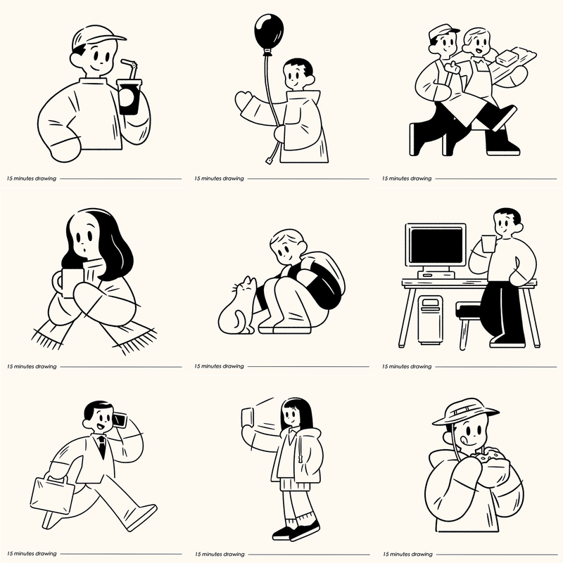 15分ドローイングをやってみて ユア Note