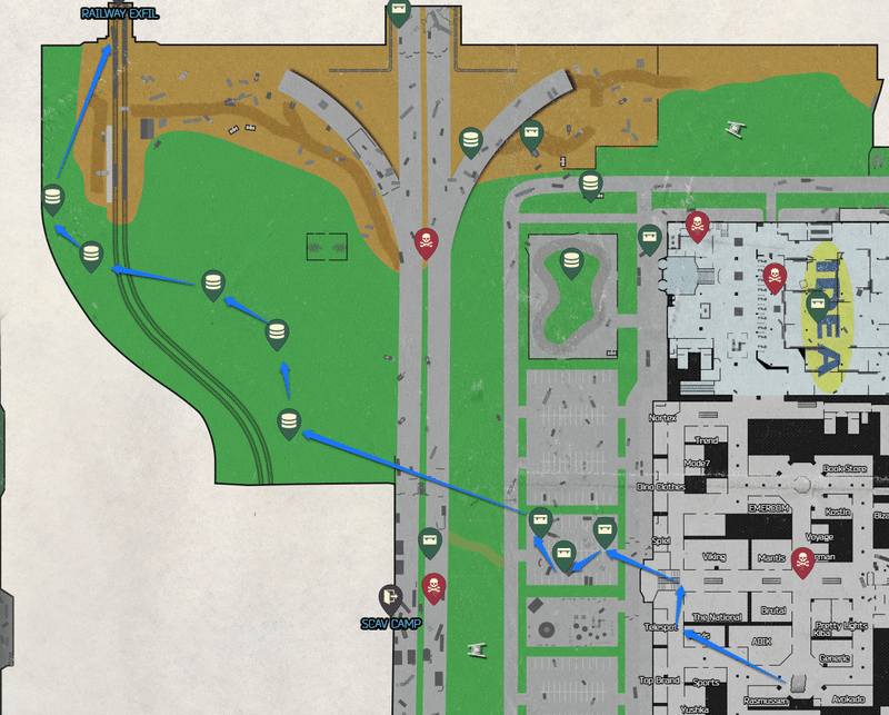 超簡単 10lv タルコフ 金策 Interchange Run 解説 オタク Note