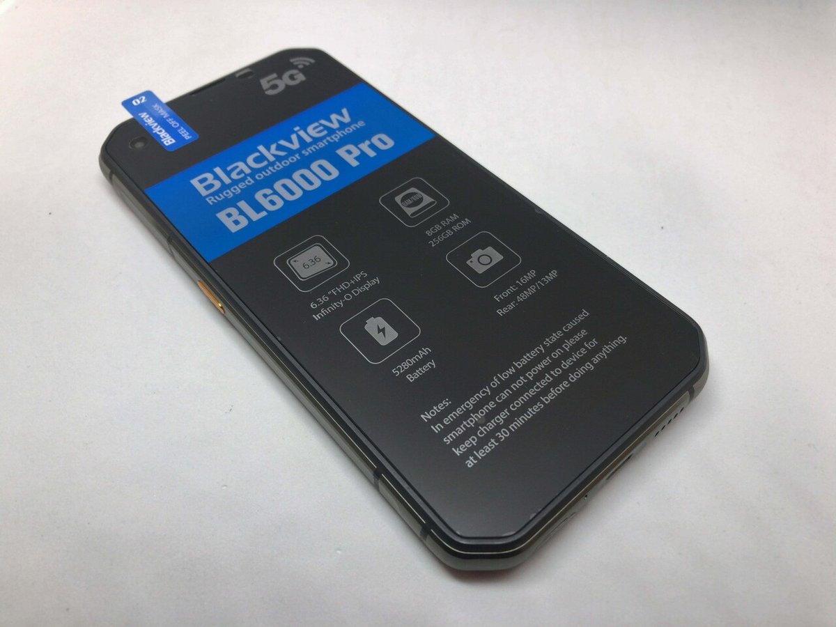 最強タフネス5Gスマホ】 Blackview BL6000 Pro レビュー｜YTJVDCM 