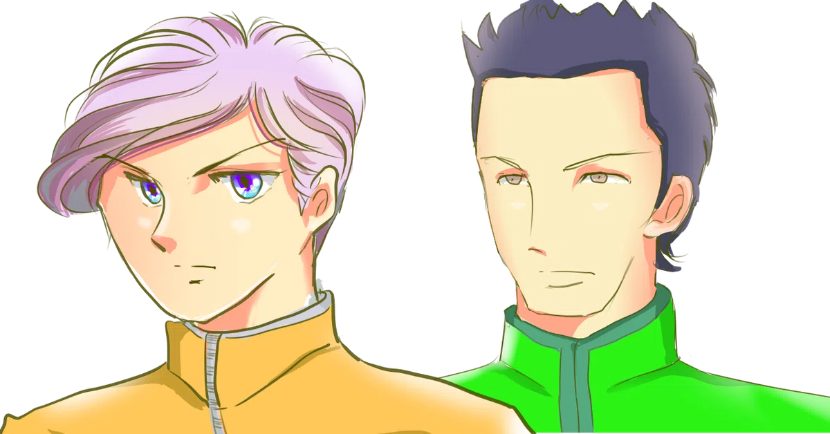 エースとオクダ正面