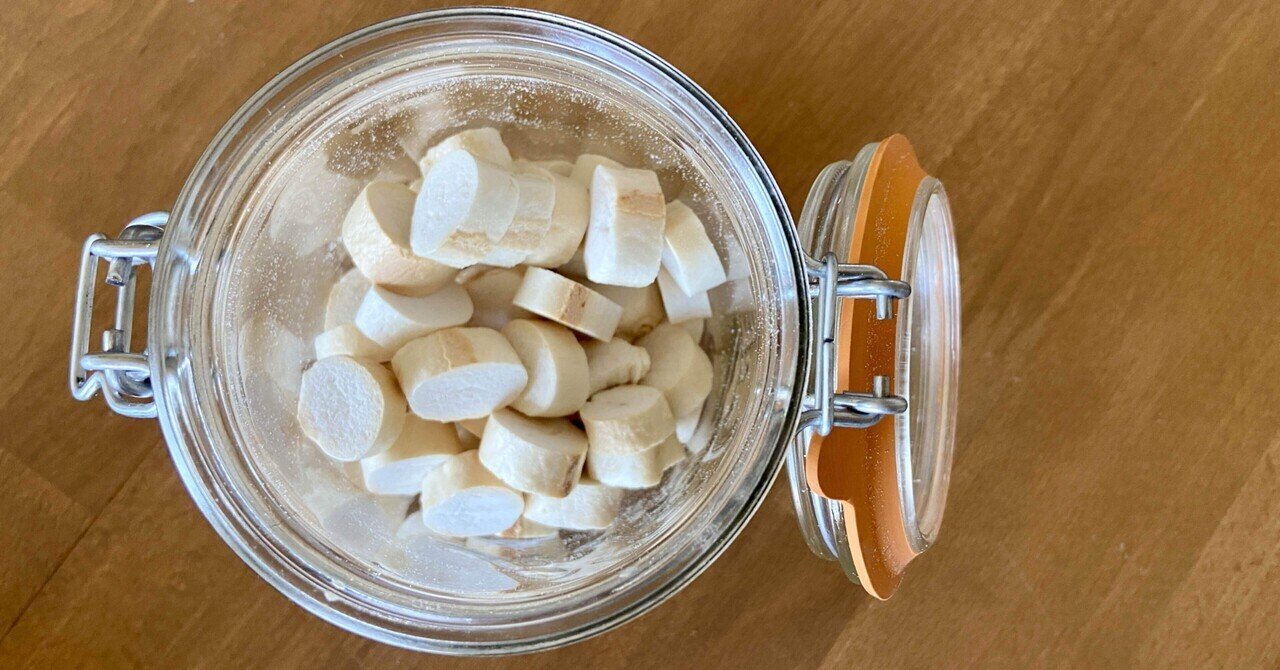 過剰包装の赤ちゃんせんべいを お麩に変えて省パッケージ 糸 Note