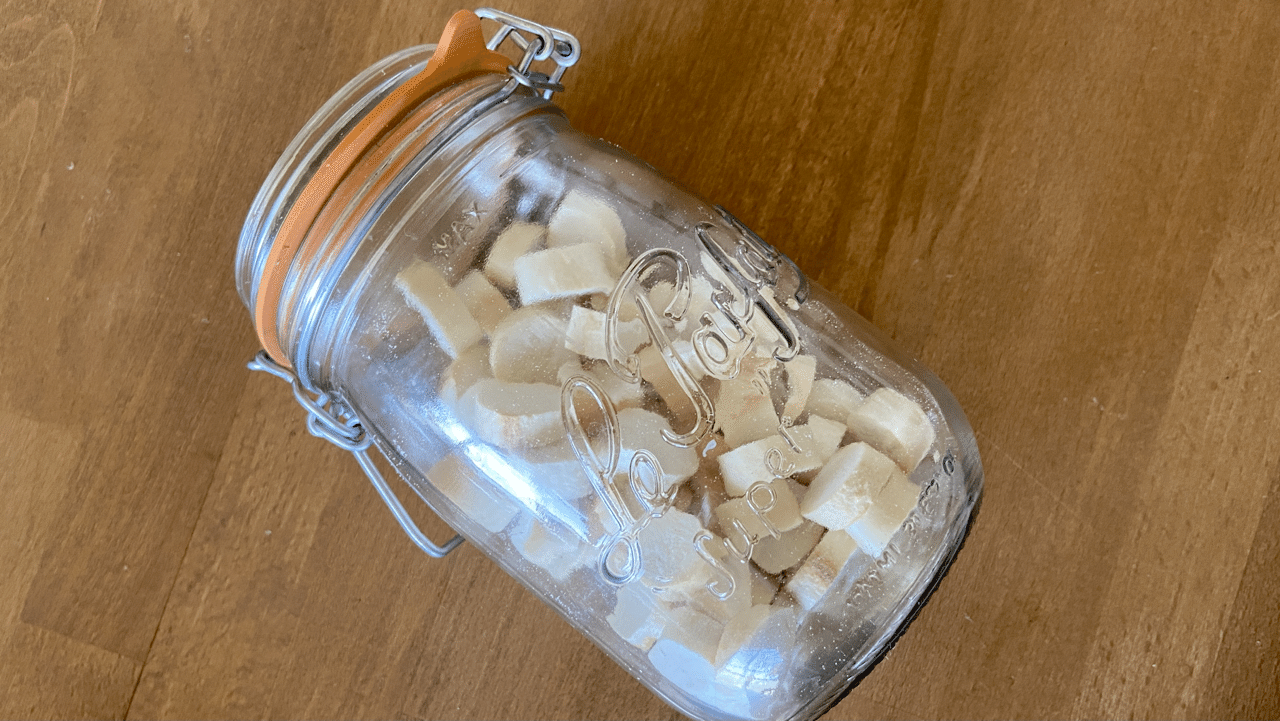 過剰包装の赤ちゃんせんべいを お麩に変えて省パッケージ 糸 Note