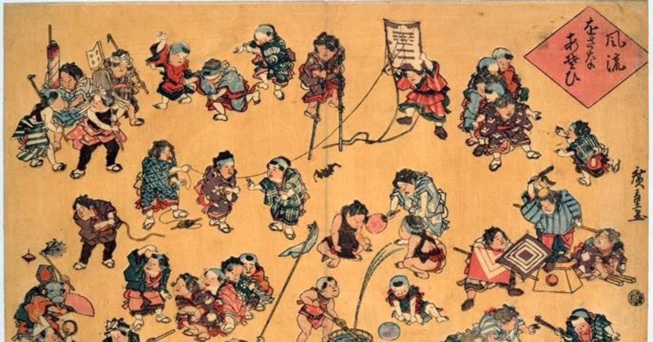 押し絵　江戸時代のおどろおどろしい様子 江戸時代のオモシロ絵文字、判じ絵から出題！これなーんだ？ ヒント
