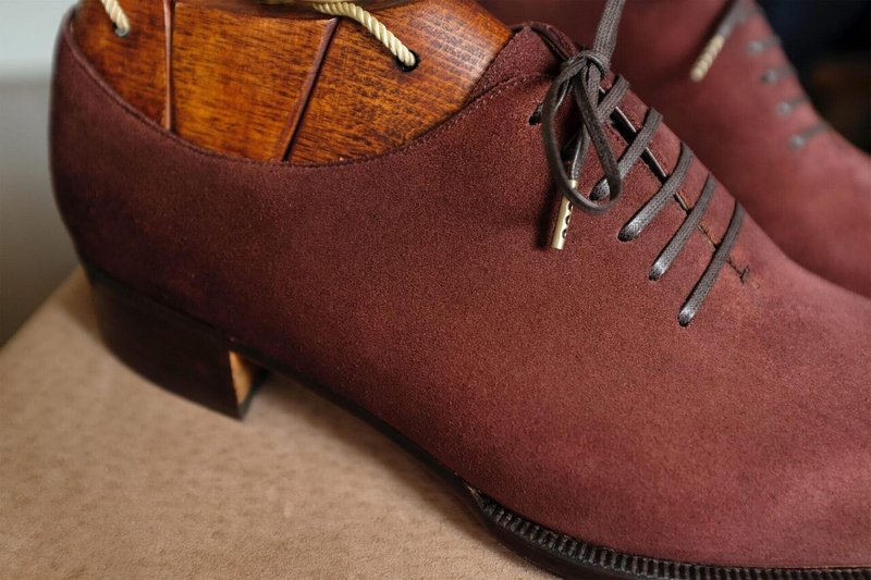 21年1月31日 鹿の革で作られたビスポーク靴 聖 Siroeno Yosui Note