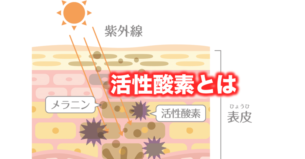 活性酸素とは｜片柳ちひろ/ニキビ博士｜note