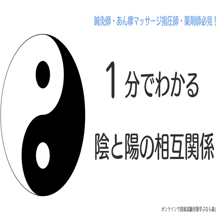 東洋医学 簡単1分でわかるゴロとイラストで覚える 陰陽の相互関係 森元塾 国家試験対策 Note