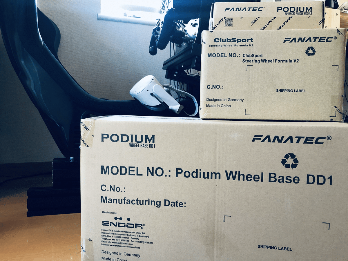 Fanatec DD1 展示品　未使用。 FANATEC Podium DD1のレビュー｜MASK