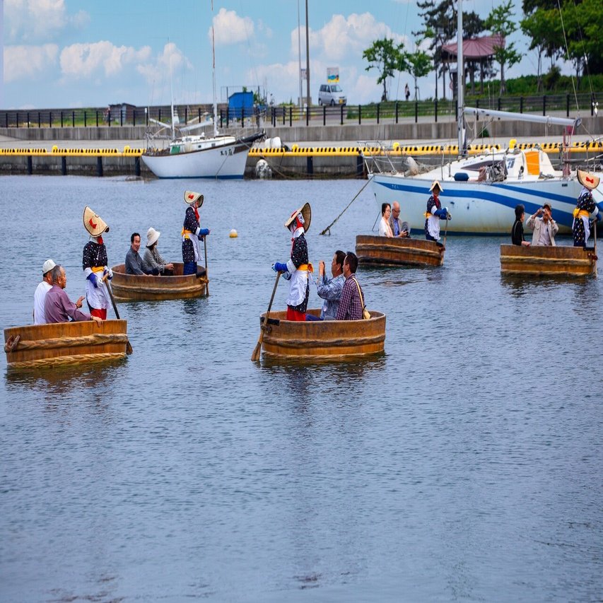 佐渡ヶ島 たらい舟 佐渡おけさ Zenpaku Note