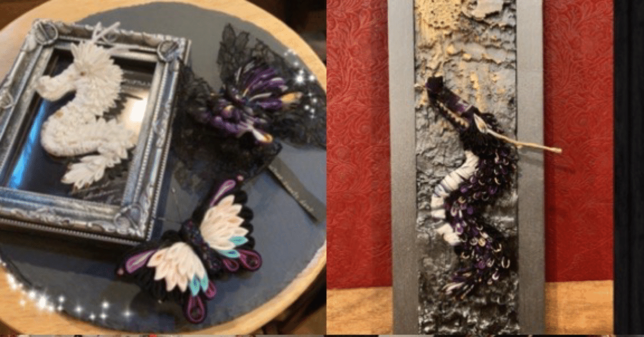 つまみ細工　つまみ細工画　昇龍　縁起物　展示会作品　ドラゴン つまみ細工 つまみ細工画 昇龍 縁起物 展示会作品 ドラゴン
