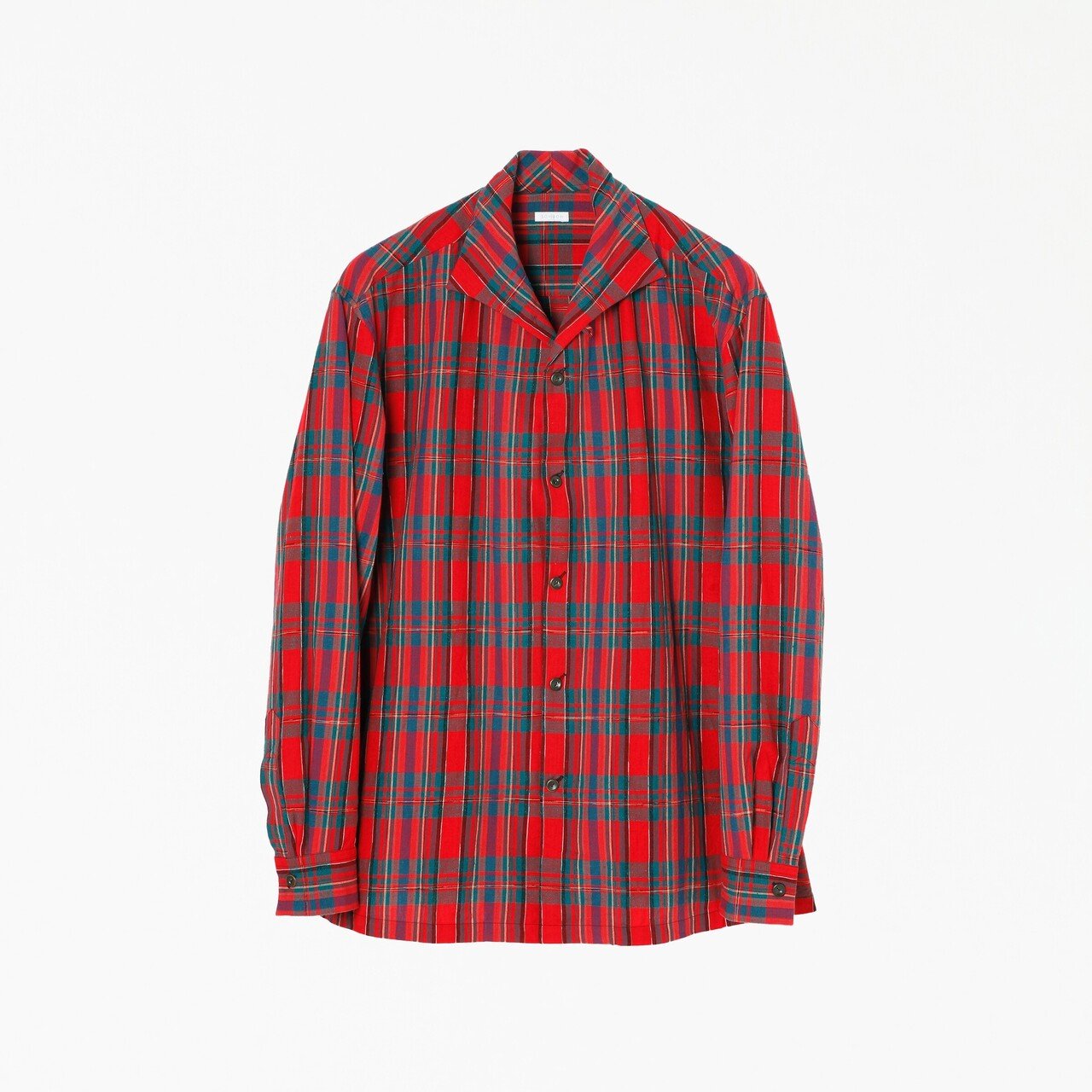 SOWBOW 格子柄シャツ 久留米絣 サイズ2 ブランドピックアップ〜SOWBOW〜】伝統技法、着流し感、デザイン、どこ