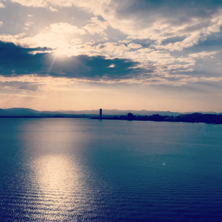2021/01/31 琵琶湖の風景　#琵琶湖