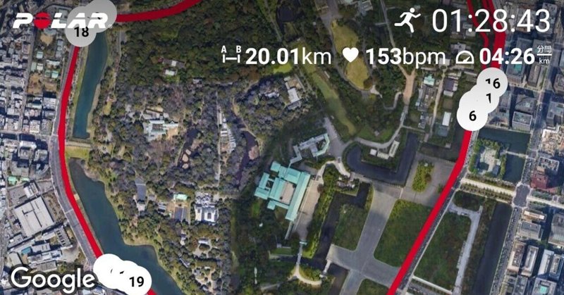 皇居ランの感想 km距離走 いつものランニングからの変更点 21 1 31 Akira Note