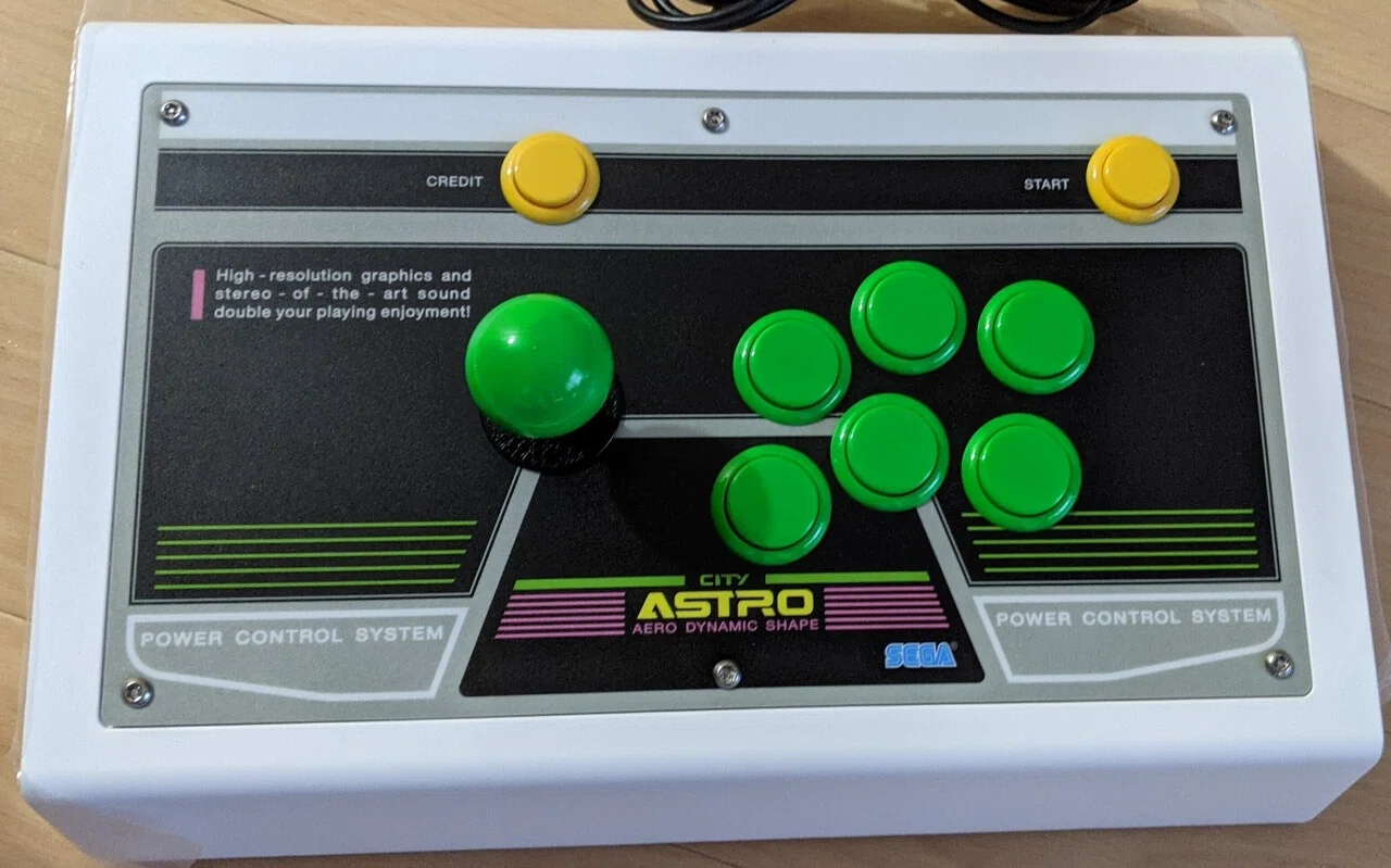アストロシティミニ アーケードスティックのネジを交換する｜dameo
