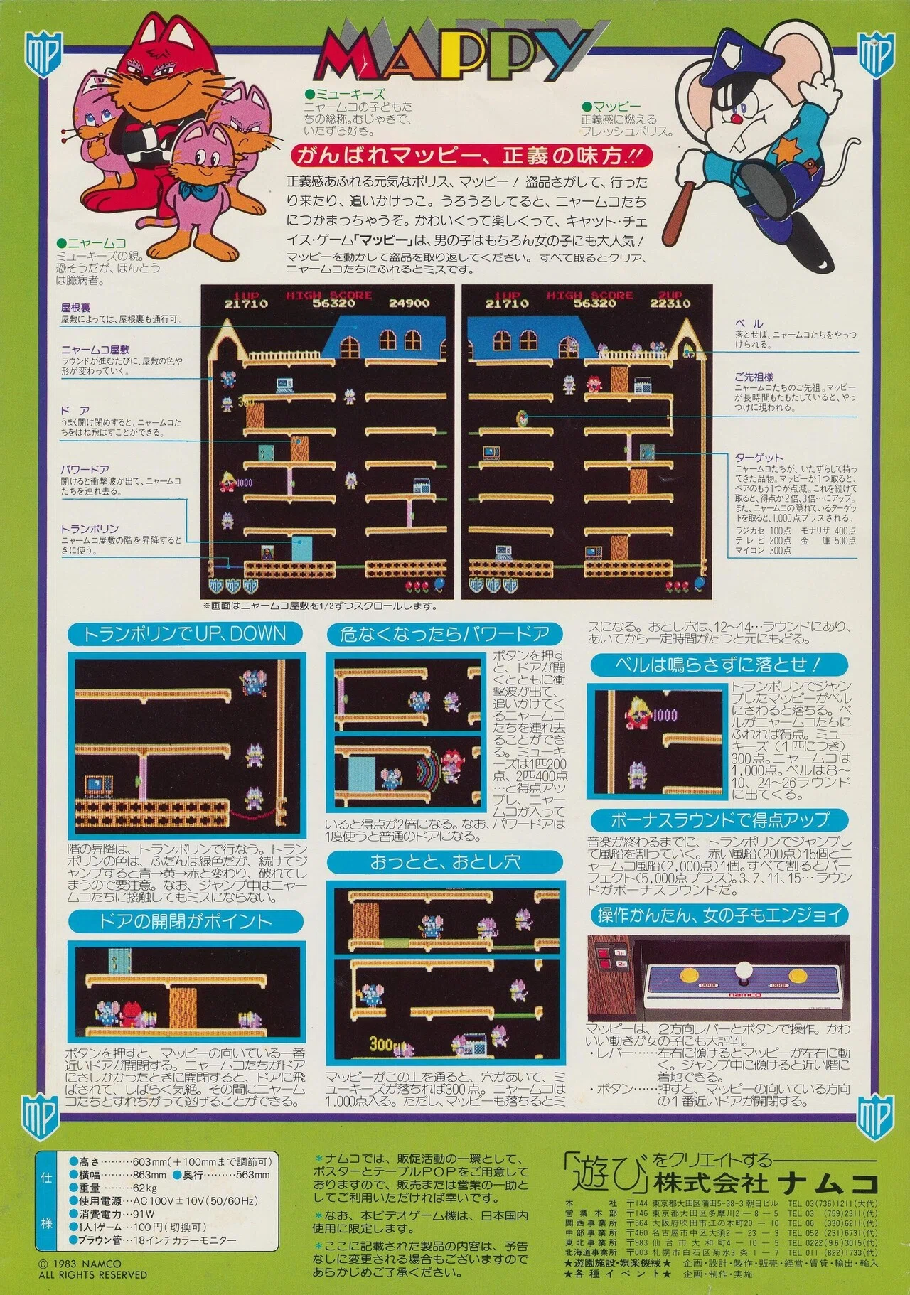 アはアーケードのア 第23回『マッピー』（1983年 ナムコ）｜見城こうじ