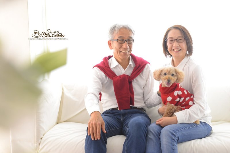 最強コーデ 家族で還暦記念 フォトスタジオココア横浜港北本店 Note