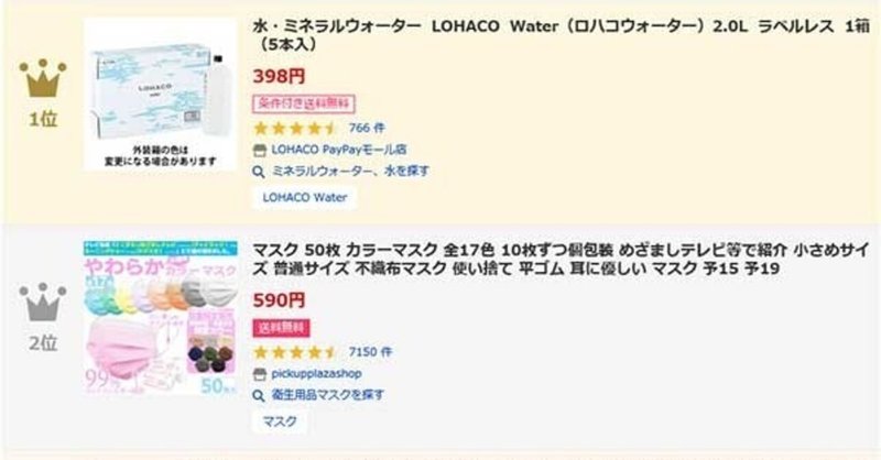 21年2月1日にヤフーショッピングで売れた商品をトップまでまとめてみた 売れるネットショップの教科書 Note 21年2月1日にヤフーショッピングで売れた商品をトップまでまとめてみた 売れるネットショップの教科書 Note