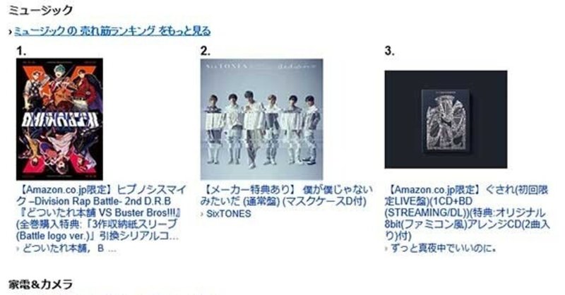 21年2月1日にamazonで売れた商品を各カテゴリtop3までまとめてみた 売れるネットショップの教科書 Note