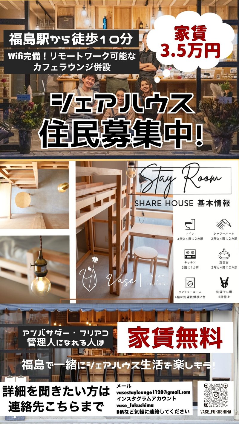 Vase Stay Lounge 21 Ver1 齋藤友希25歳 Cafe経営 Note Vase Stay Lounge 21 Ver1 齋藤友希25歳 Cafe経営 Note