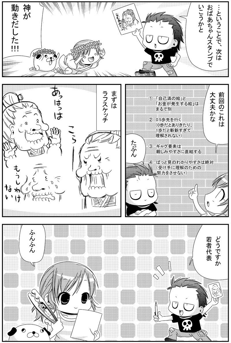 オッサンがｌｉｎｅスタンプつくるよ おばあちゃん編 杉山 Note