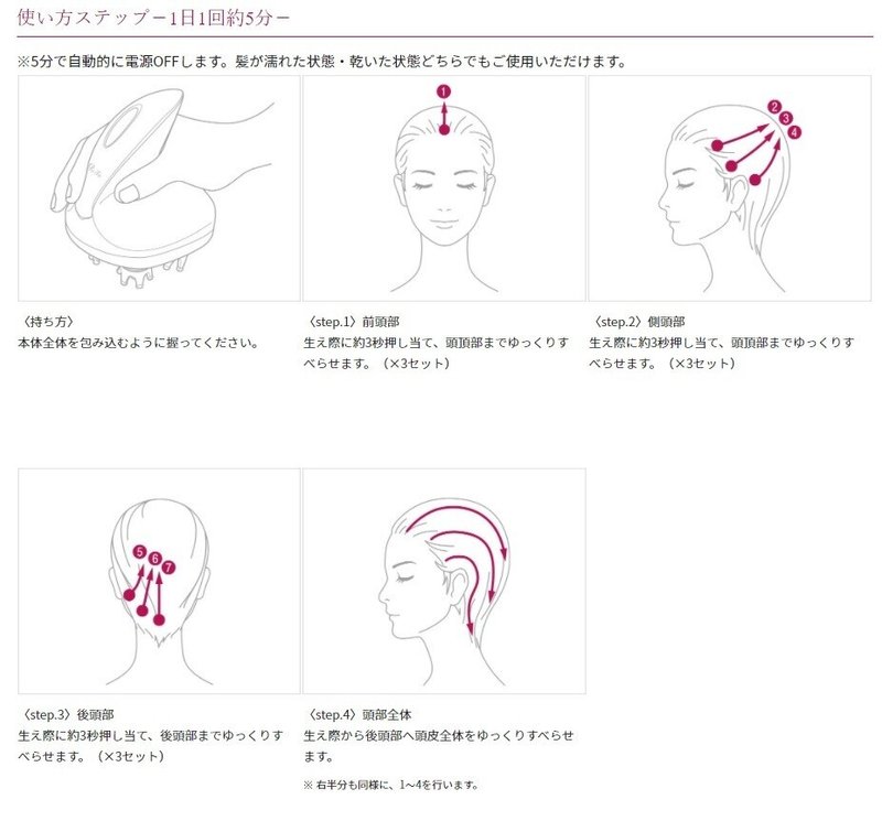 リファ ヘッドスパ 効果ないと諦める前に 正しい使い方を解説します ブラシの選択も大切です 偽物には注意 結衣 Note