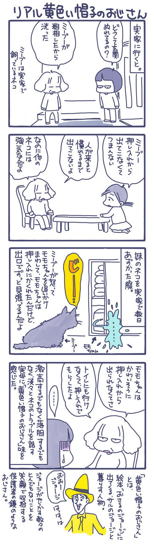 ネコの親の鏡